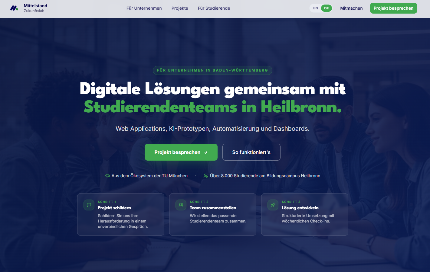 Mittelstand-Zukunftslab Produktansicht